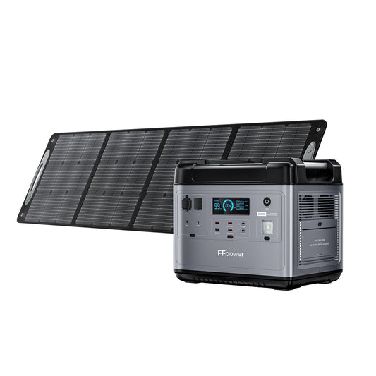 FFpower P2001 with one 200W portable solar panel