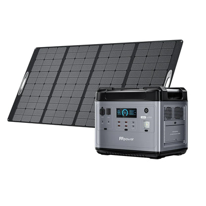 FFpower P2001 with one 400W portable solar panel